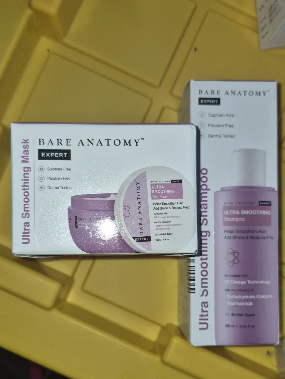 Expert Ultra Smoothing Mask & Shampoo Set - Pink
